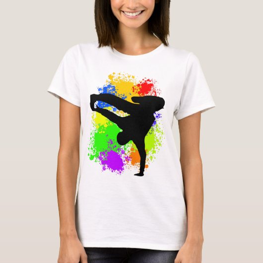 Colorsplash Breakdancer T - Shirt (Vorderseite)