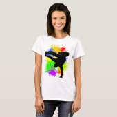Colorsplash Breakdancer T - Shirt (Vorne ganz)