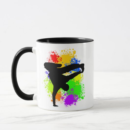 Colorsplash Breakdancer Tasse (Links)