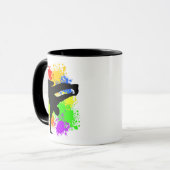 Colorsplash Breakdancer Tasse (Vorderseite Links)