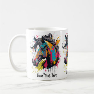 Colorsplash Horse 1 Kaffeetasse