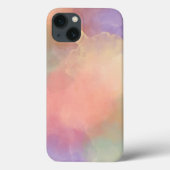 ColorSplash iPhone Case - Abstrakte Kunst in Beweg (Rückseite)