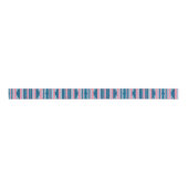 Colorstack Ikat in Rosa und Türkis Ripsband (Vorderseite)