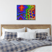 Colorstix Leinwanddruck (Insitu (Schlafzimmer))