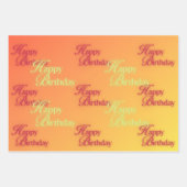 Colorstrolgy Leo Birthday Geschenkpapier Set (Vorderseite 3)