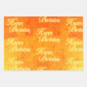 Colorstrolgy Leo Birthday Geschenkpapier Set (Vorderseite)