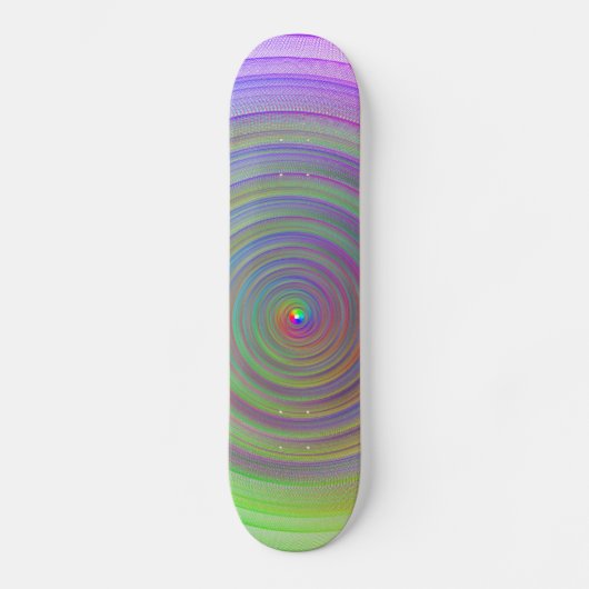 Colorswirbelplatte Skateboard (Vorderseite)