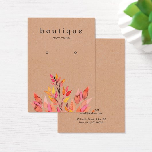 Colorthy Earthy Kraft Display Card (Schreibtisch)