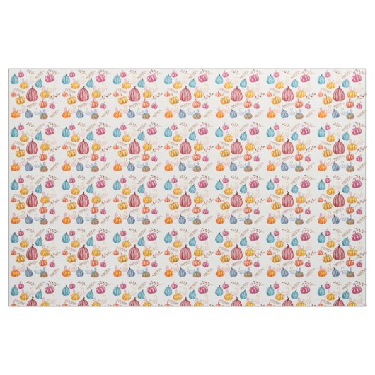 Colorul Fall, rustikale Pumpkins Fall Fabric Stoff (Fat Quarter (45,7 x 55,9 cm))