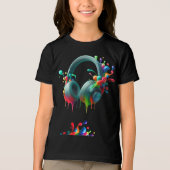 Colorul HeadPhone Tri-Blend Shirt (Vorderseite)