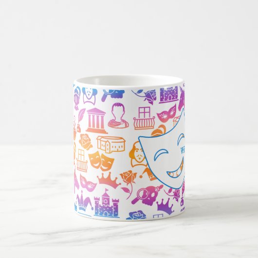 Colorul Shakespeare Lover Mug Kaffeetasse (Mittel)