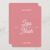 Colorus-Hochzeitseinladung Einladung (Vorne/Hinten)