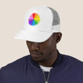 Colorwheel Regenbogen-Geschenke Truckerkappe (Beispiel)