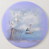 COLOSSAL Beach Scene, 6 inch Backpack Buttons (Vorderseite)