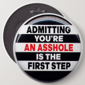 COLOSSAL Humorere, 6-Zoll-Backpack-Buttone Button (Vorne & Hinten)