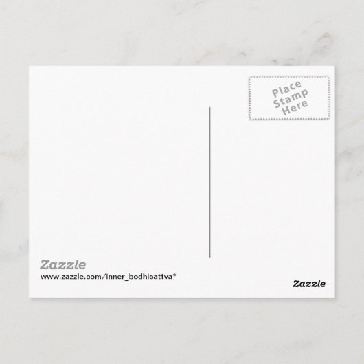 Colossal Le Shan Buddha Postkarte (Rückseite)