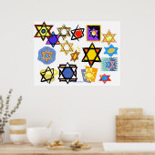 COLOSSAL POSTER - JEWISH STARS - CHANUKAH (Küche)