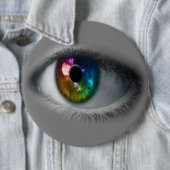 COLOSSAL Rainbow Eyeball, 16-Zoll-Buttone Button (Beispiel)