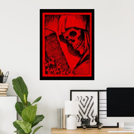 Colossal Red Skull Poster (Heimbüro)