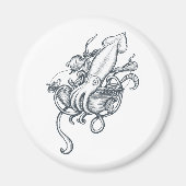 Colossal Tintenfisch Magnet (Vorne)