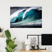 Colossal Wave Poster (Heimbüro)