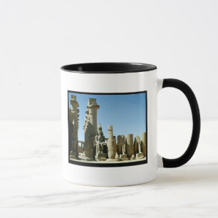 Colosses Ramesses II und Mast von Amenophis Tasse