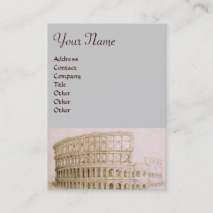 COLOSSEUM/Antike Architektur, Architektur grau Visitenkarte