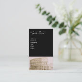 COLOSSEUM/Antike Architektur,Architektur,Schwarz Visitenkarte (Stehend Vorderseite)