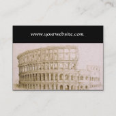 COLOSSEUM/Antique Architect Pearl Visitenkarte (Rückseite)