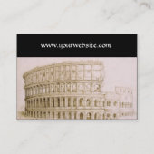COLOSSEUM Classic Architect Fuchsia Visitenkarte (Rückseite)