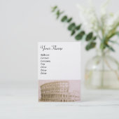 COLOSSEUM Classic Architect Pearl Visitenkarte (Stehend Vorderseite)