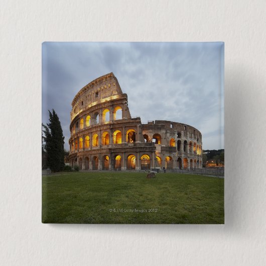 Colosseum in Rom, Italien Button (Vorderseite)