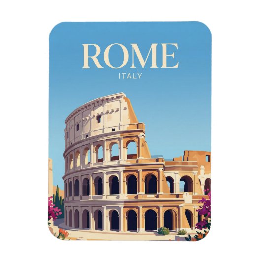 Colosseum Italy Magnet (Vertikal)