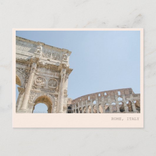 Colosseum Postcard Italienische Postkarte aus Rom (Vorderseite)