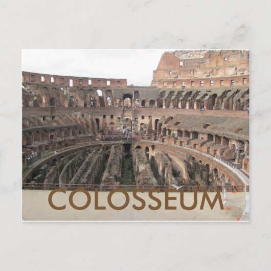 COLOSSEUM POSTKARTE (Vorderseite)