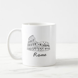Colosseum Rom Italien Kaffeepause Tasse