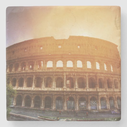 Colosseum, Rom, Italien Steinuntersetzer (Vorderseite)