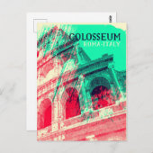 Colosseum Roma Italien Postkarte (Vorne/Hinten)