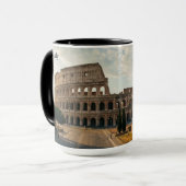 Colosseum Rome Italy Sunset Landscape Coffee Mug Tasse (Vorderseite Links)
