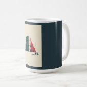 Colosseum Tricolore Classic Mug - Vespa Rome Kaffeetasse (VorderseiteRechts)