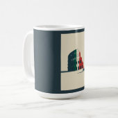 Colosseum Tricolore Classic Mug - Vespa Rome Kaffeetasse (Vorderseite Links)