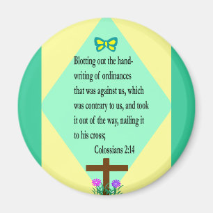Colossians 2:14magnet magnet