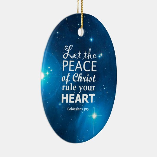 Colossians 3:15 keramik ornament (Rechts)