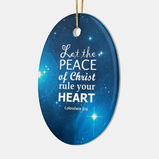 Colossians 3:15 keramik ornament (Links)