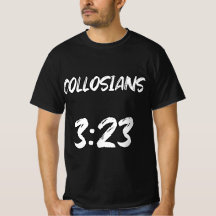 Colossians 3:23 Christian Bible Verse Typography