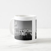 Colossium Schwarzweiss Kaffeetasse (Vorderseite Links)