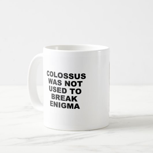 COLOSSUS-Tasse Kaffeetasse (Vorderseite Links)