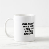 COLOSSUS-Tasse Kaffeetasse (Links)