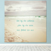 Colour Beach Life Wisdom Leinwanddruck (Insitu (Holzboden))