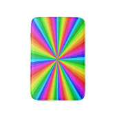 Colour Burning Rainbow Art Bath Mat Badematte (Vorderseite Vertikal)
